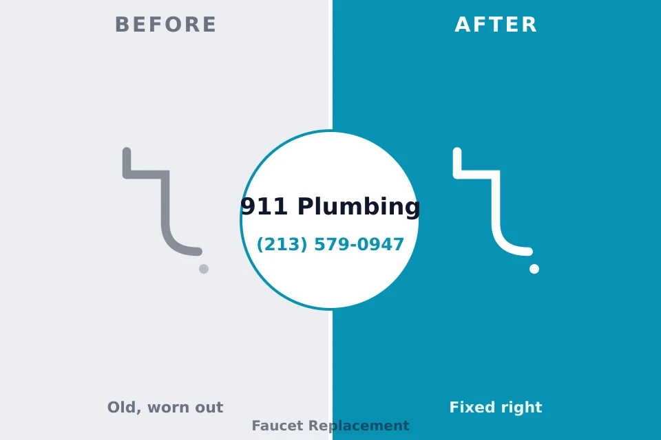 Before and after: plumbing repair Chippewa Falls, WI